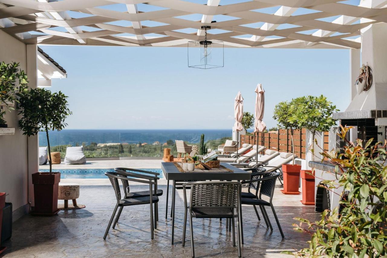 Villa Venia - Cozy Escape With Scenic Sew View, By Zantewize Tragaki Eksteriør billede